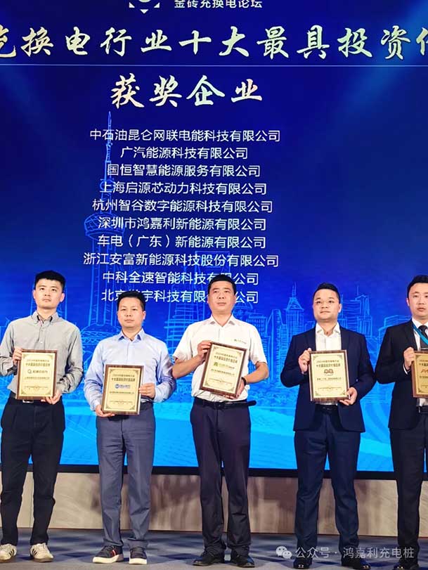 匠心致远，载誉前行：2024年云顶集团新能源荣获充换电十大品牌奖！(图4)