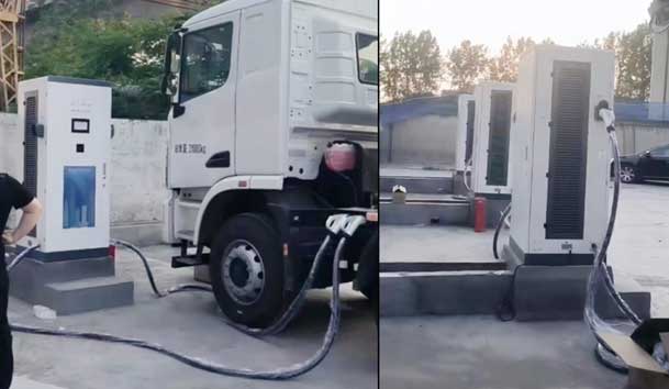 【重卡电动先锋】云顶集团300-400kW重卡充电桩：亮点与应用典范(图7)